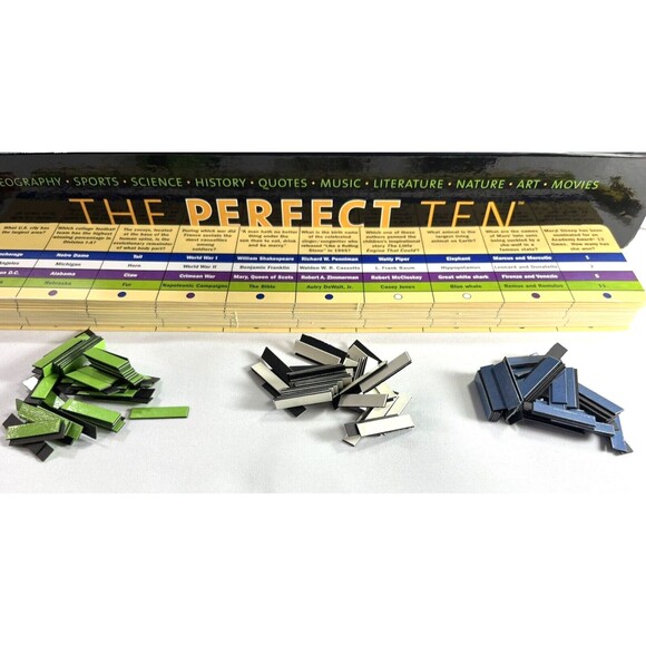 The Perfect Ten 3-D Board Game 2004 University Games Complete - Picture 10 of 15